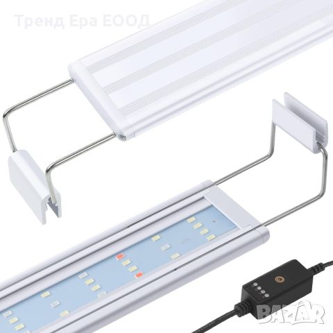 LED лампа за аквариум 30-50см, снимка 1 - Оборудване за аквариуми - 46239097