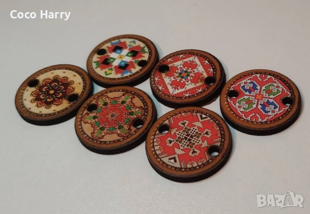 Комплект 6мартеници,ръчно изработени, снимка 2 - Ръчно изработени сувенири - 53375539