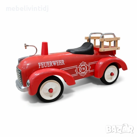 Ретро метална детска кола за яздене, снимка 2 - Антикварни и старинни предмети - 53788427