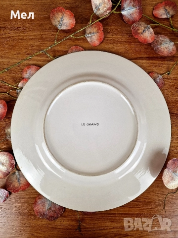 Коледно керамично плато, снимка 4 - Декорация за дома - 52757729