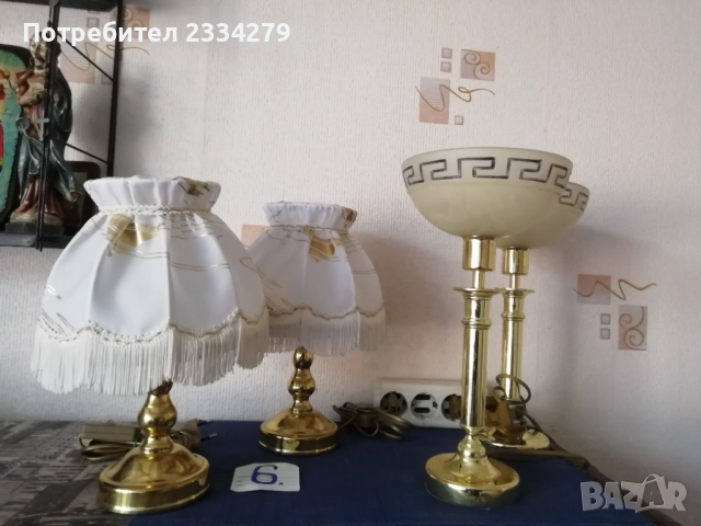 Стари настолни лампи. , снимка 8 - Настолни лампи - 52079671