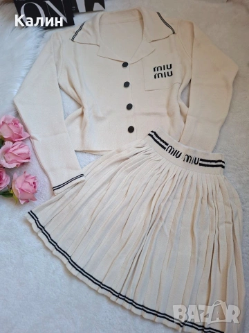 Дамски комплект Miu Miu - плетиво - 26€, снимка 2 - Комплекти - 53322306