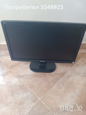 Монитор PHILIPS 191V2 19" WIDE MONITOR LCD SCREEN CASE POS DVR VGA COMPUTER PC, снимка 2 - Монитори - 46101427