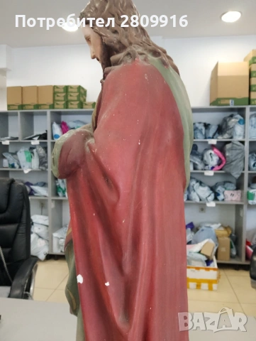 Стара статуя на Исус , снимка 3 - Антикварни и старинни предмети - 54049702