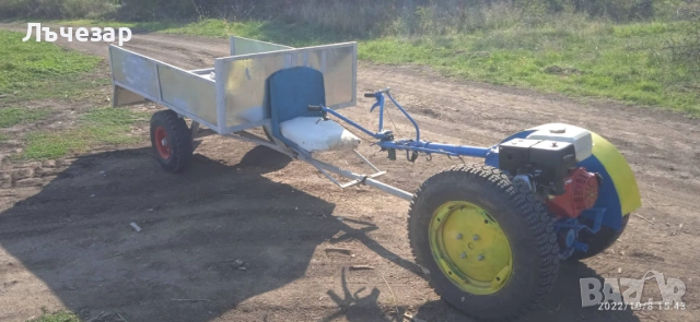 Мотоблок Болгар 9 кс 4 скорости и нови гуми , снимка 2 - Селскостопанска техника - 54127504