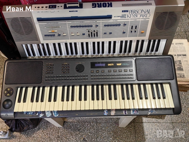 два синтезатора GEM и KORG , снимка 3 - Синтезатори - 52719125