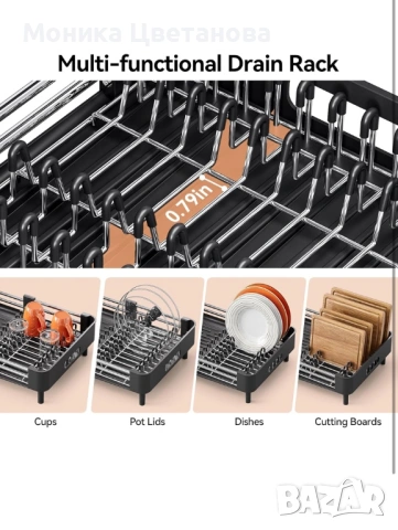 Сушилник за съдове, снимка 6 - Сушилници - 53161350
