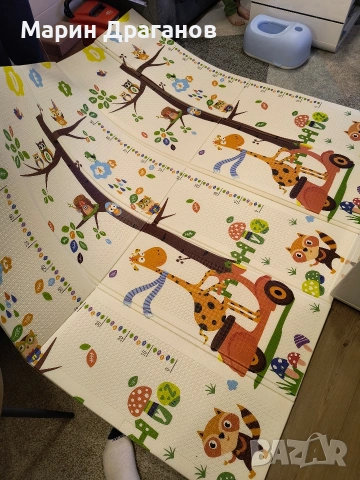 Детско Килимче за Пълзене и Игра от Термоизолираща Пяна 