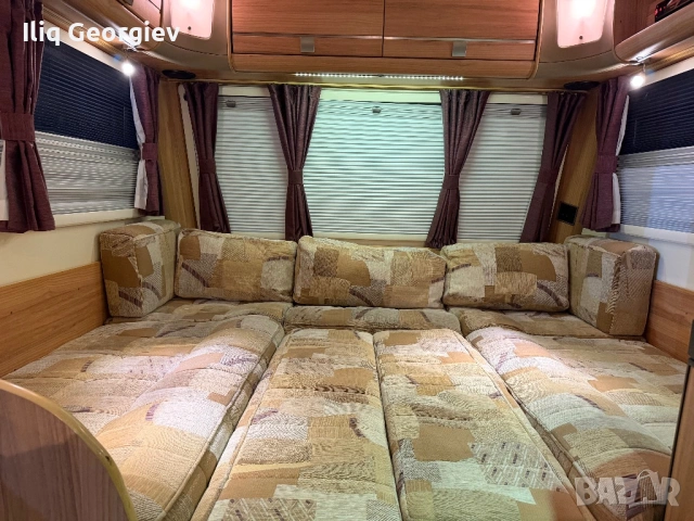 BAILEY PEGASUS-2014г/АЛУМИНИЕВА/ФРЕНСКА СПАЛНЯ/MOVER/ФОРСЕЛТ/ТЕНТА/ДУШ КАБИНА/ТЯГОВ АКУМУЛАТОР, снимка 14 - Каравани и кемпери - 53963920