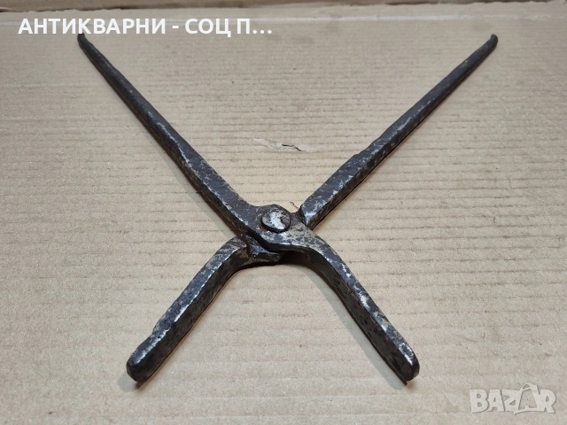 Стари Ковани Ковашки Клещи. / НОМЕР 1764., снимка 4 - Антикварни и старинни предмети - 53991418