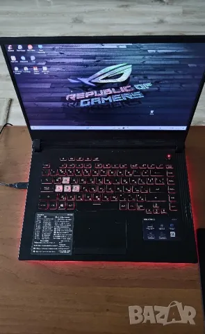 Asus Rog Strix G531GT/Core i7-9750H/32GB/SSD:250GB/HDD:2TB/15.6FHD, снимка 1 - Лаптопи за дома - 47133462