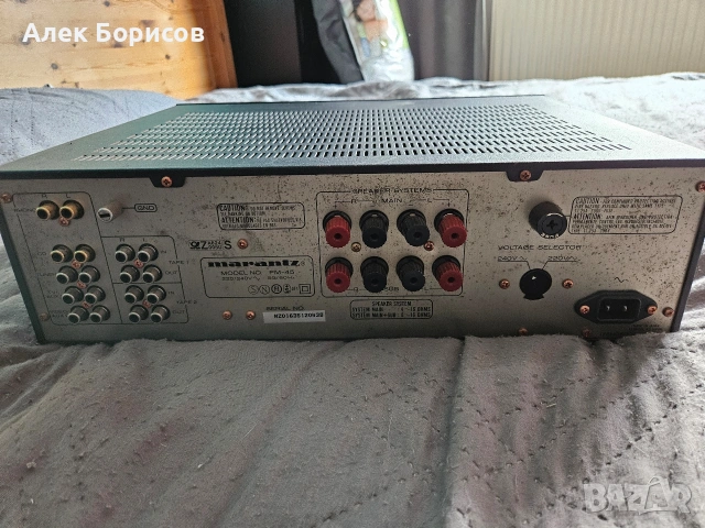 Усилвател Marantz PM-45, снимка 6 - Ресийвъри, усилватели, смесителни пултове - 53585518