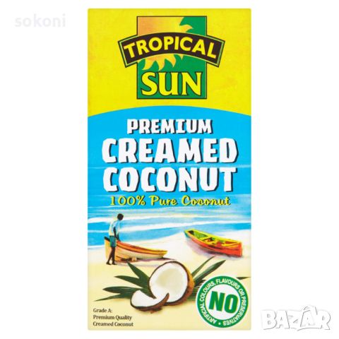 Tropical Sun Creamed Coconut / Тропикал Сан Кокосова Сметана 200гр