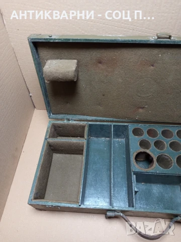 Стар Дървен Военен Сандък Куфар., снимка 10 - Антикварни и старинни предмети - 51184233