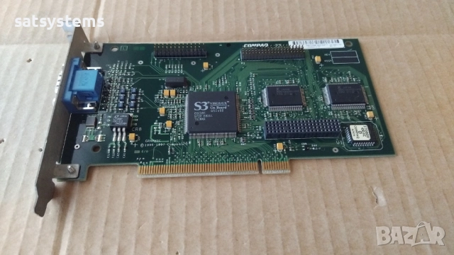 Видео карта Compaq 3D Graphic S3 Virge/GX 2MB PCI , снимка 5 - Видеокарти - 47973487