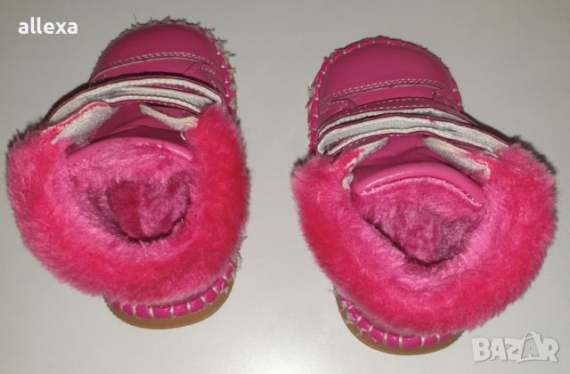 Розови зимни бебешки обувки, снимка 6 - Бебешки боти и ботуши - 46018563