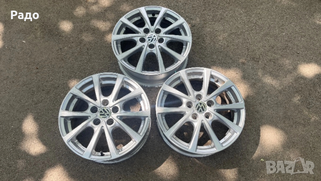 3 бр. Джанти за VW 15” Alutec