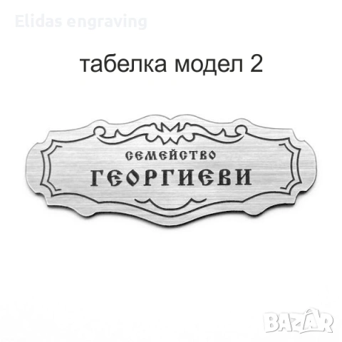 Табелка за пощенска кутия или врата, снимка 2 - Други стоки за дома - 53668387
