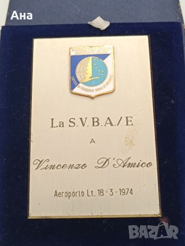 Футболен медал на Винченцо Д' амико Лацио 1974 г

, снимка 5 - Антикварни и старинни предмети - 46609197