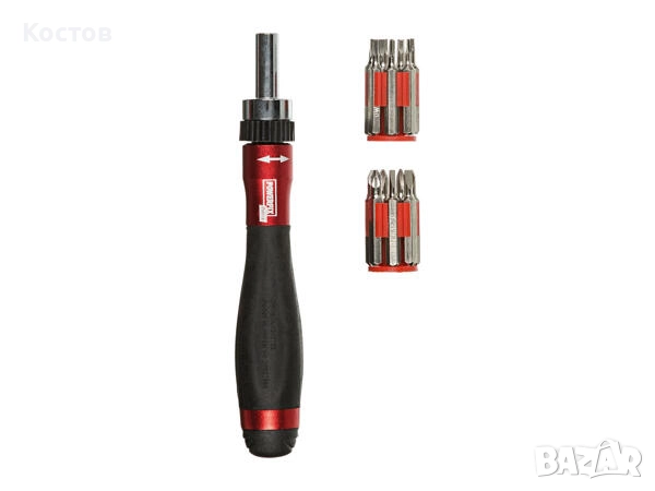 Комплект отвертка тресчотка, снимка 2 - Други инструменти - 52716786