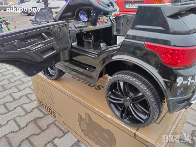 POLICE акумулаторен джип SQUAD черен, снимка 6 - Други - 53849935