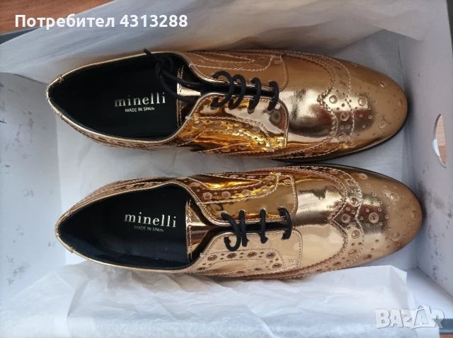 minelli N35 ест.кожа, снимка 3 - Дамски ежедневни обувки - 50538507