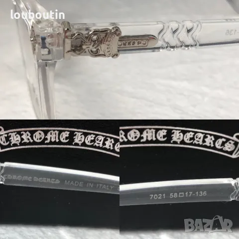 CHROME HEARTS диоптрични рамки очила за компютър прозрачни слънчеви мъжки дамски унисекс, снимка 7 - Слънчеви и диоптрични очила - 46959260