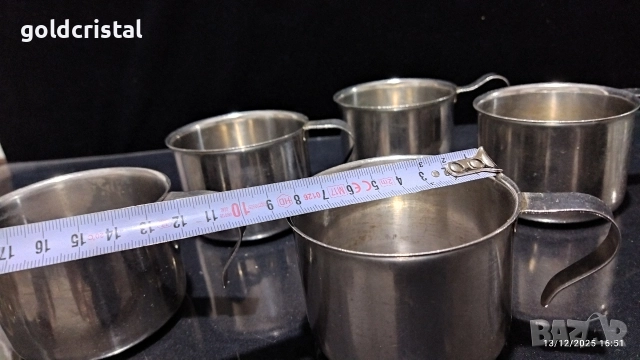 българска алпака чаши канчета, снимка 3 - Антикварни и старинни предмети - 52777817