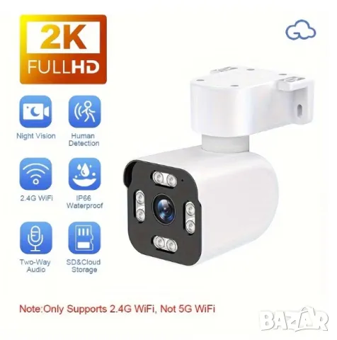 IP камера WI-FI PTZ - 3MP BULLET PRO ycc365, снимка 3 - IP камери - 47217368