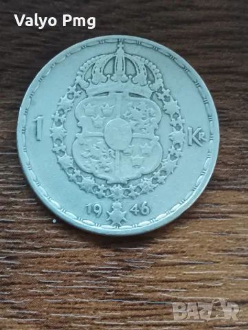 Сребърна монета, Швеция, снимка 4 - Нумизматика и бонистика - 50248313