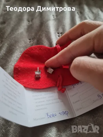 Дамски сребърни обеци, снимка 3 - Обеци - 49764919