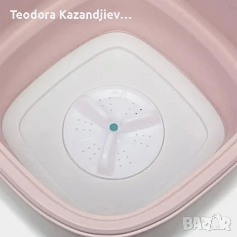 Мини сгъваема преносима пералня – 6.5 L, снимка 3 - Перални - 51126466