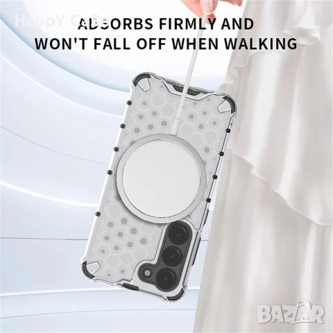 Xiaomi Redmi Note 14 Pro / 14 Pro+ / HONEYCOMB MAGSAFE Удароустойчив кейс гръб калъф, снимка 5 - Калъфи, кейсове - 50497616