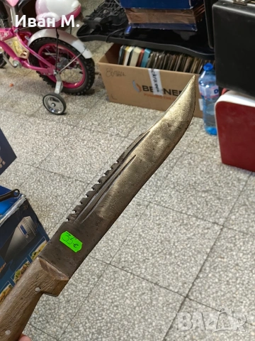 стар голям нож , снимка 5 - Ножове - 53042381