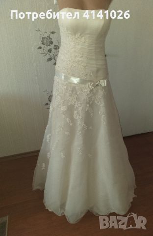 Бутикова дизайнерска сватбена/булчинска рокля от Paloma Fashion, снимка 3 - Сватбени рокли - 46464940