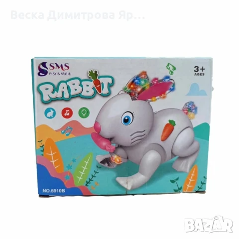 Светещо подскачащо зайче, снимка 2 - Други - 50826662