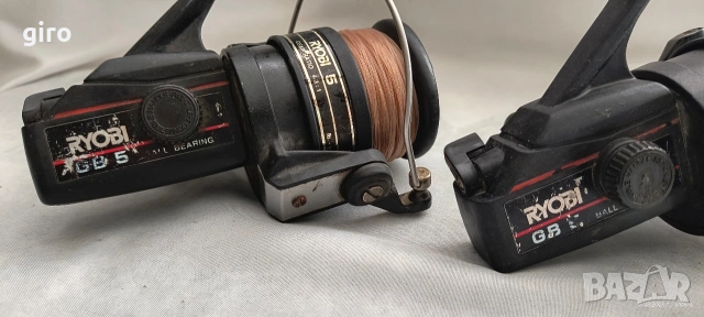 Два броя големи мощни макари Ryobi GB5, снимка 5 - Макари - 53875720