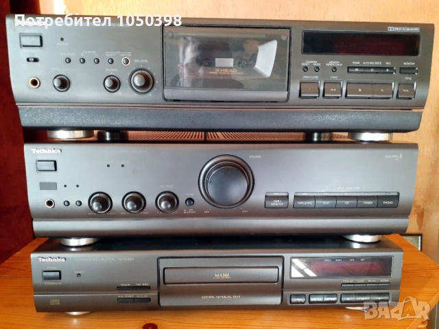 Перфектен сет Technics - Триглав дек - усиловател и сиди плеър, снимка 9 - Декове - 53668482