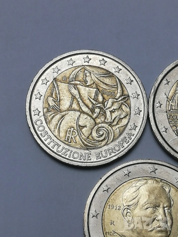 3 юбилейни монети от 2 евро, снимка 2 - Нумизматика и бонистика - 49716189