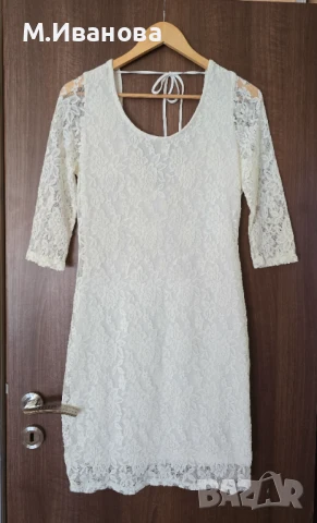 Нова дамска рокля дантела размер М , снимка 7 - Рокли - 50914608
