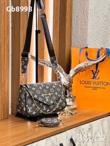 Дънкова чанта Louis Vuitton, снимка 4 - Чанти - 46391255