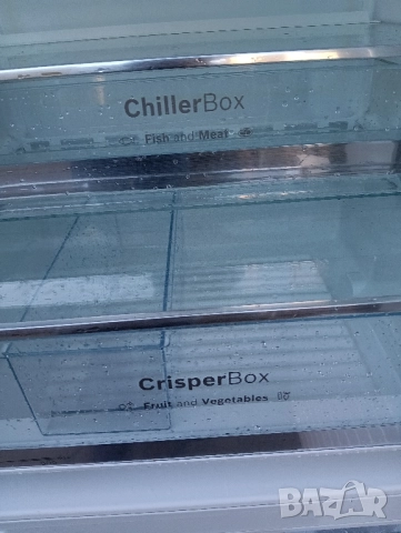 XXL иноксов комбиниран хладилник с фризер Бош Bosch с 2 години гаранция!, снимка 12 - Хладилници - 52427997