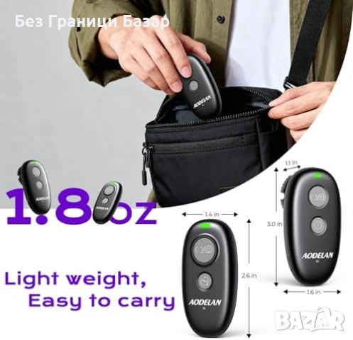 Ново Безжично жично дистанционно за Panasonic Lumix спусък USB-C фотоапарат, снимка 6 - Чанти, стативи, аксесоари - 54151081