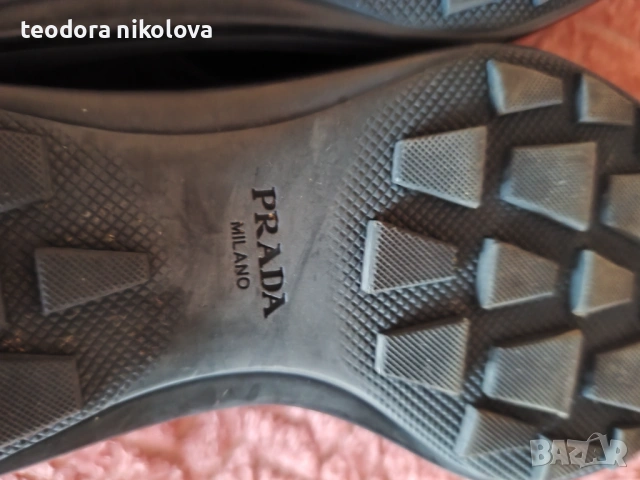 Оригинални официални обувки Prada , снимка 8 - Официални обувки - 53757263