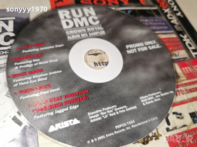 RUN DMC-ORIGINAL CD 0203261835, снимка 7 - CD дискове - 53684398