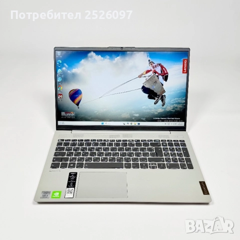 Lenovo IdeaPad 5/15,6” IPS/i5-1035G1/NVIDIA GeForce MX350/512GB NVMe, снимка 2 - Лаптопи за работа - 52035650
