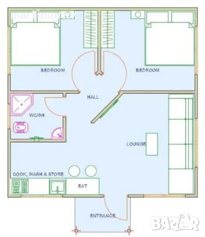 Сглобяема къща 63м², снимка 3 - Къщи - 45169276