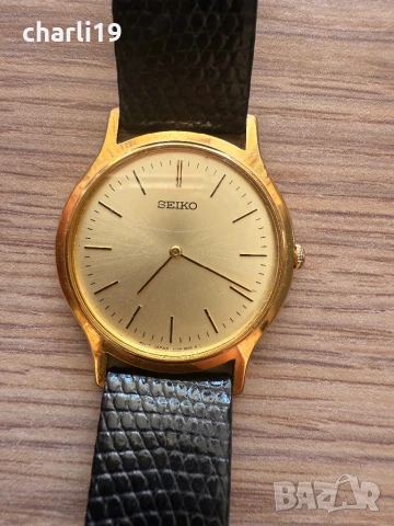Позлатен часовник SEIKO , снимка 3 - Мъжки - 51307573