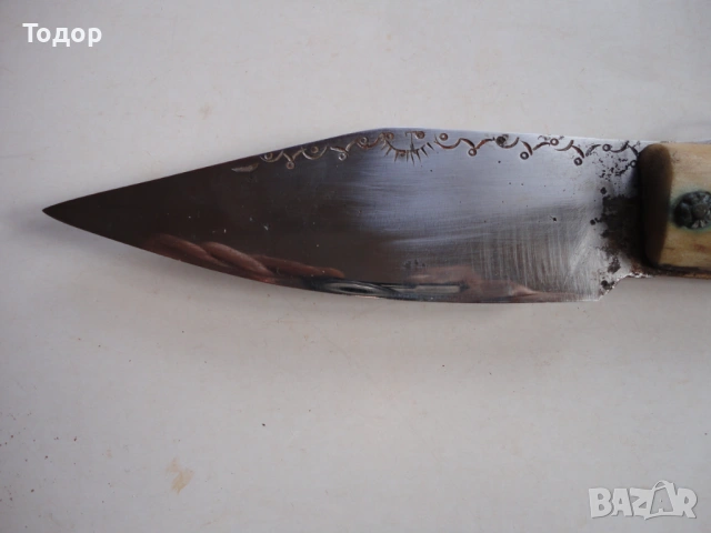 Огромна брутална сойка нож рог 10, снимка 3 - Ножове - 54086250