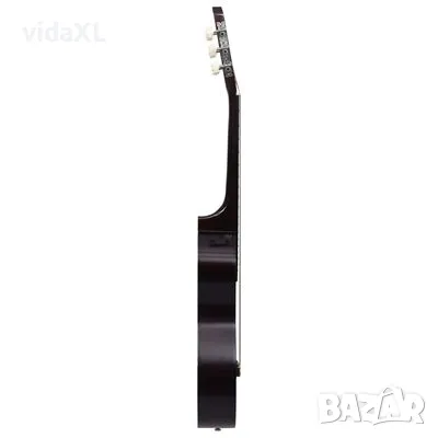 vidaXL Класическа китара за начинаещи и деца, 1/2, 34", липово дърво(SKU:70128), снимка 2 - Китари - 48510147